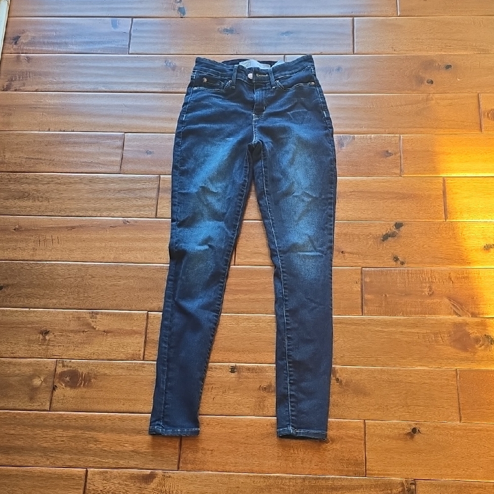 Signature by Levi Strauss Dark Blue Skinny Jeans